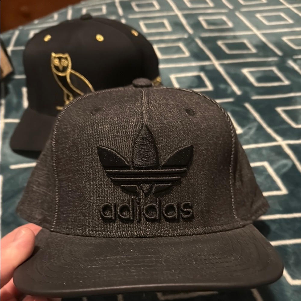 Adidas Charcoal Gray Cap with Black Logo